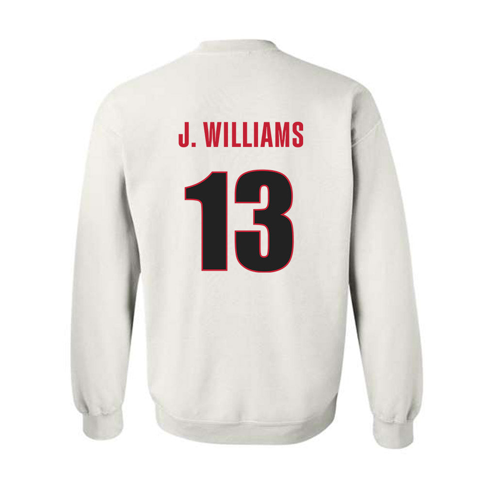 Georgia - NCAA Football : Tyler J. Williams - Classic Shersey Crewneck Sweatshirt-1