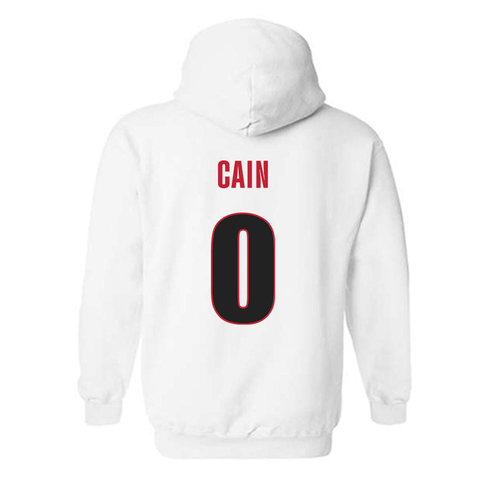 Georgia - NCAA Men's Basketball : Blue Cain - Classic Shersey Hooded Sweatshirt-1