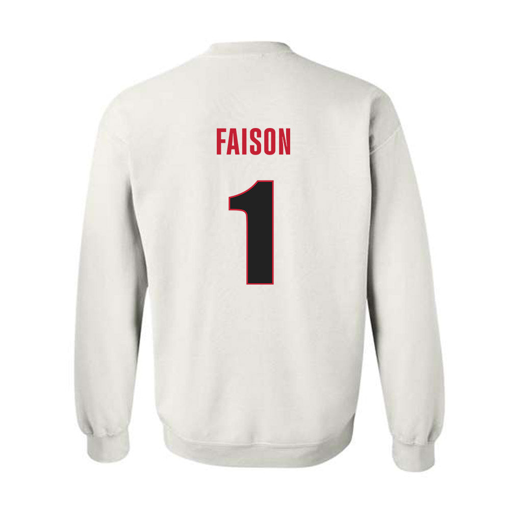 Georgia - NCAA Women's Basketball : Jocelyn Faison - Classic Shersey Crewneck Sweatshirt-1