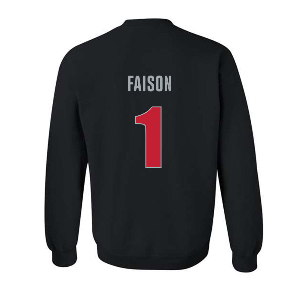 Georgia - NCAA Women's Basketball : Jocelyn Faison - Classic Shersey Crewneck Sweatshirt-1