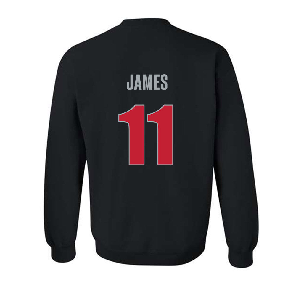 Georgia - NCAA Men's Basketball : dylan james - Classic Shersey Crewneck Sweatshirt-1