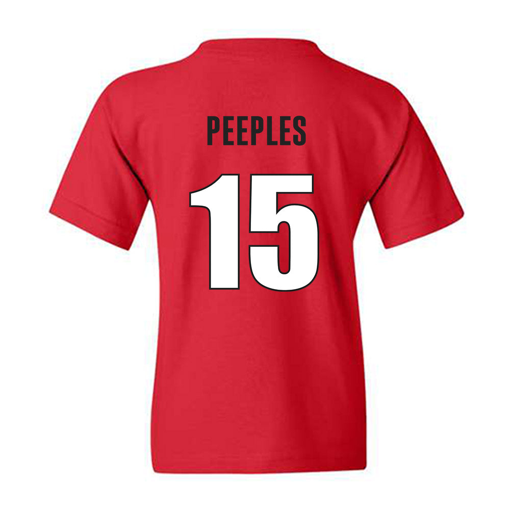Georgia - NCAA Baseball : Ty Peeples - Classic Shersey Youth T-Shirt-1