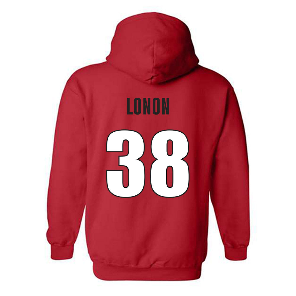 Georgia - NCAA Football : AJ Lonon - Classic Shersey Hooded Sweatshirt-1