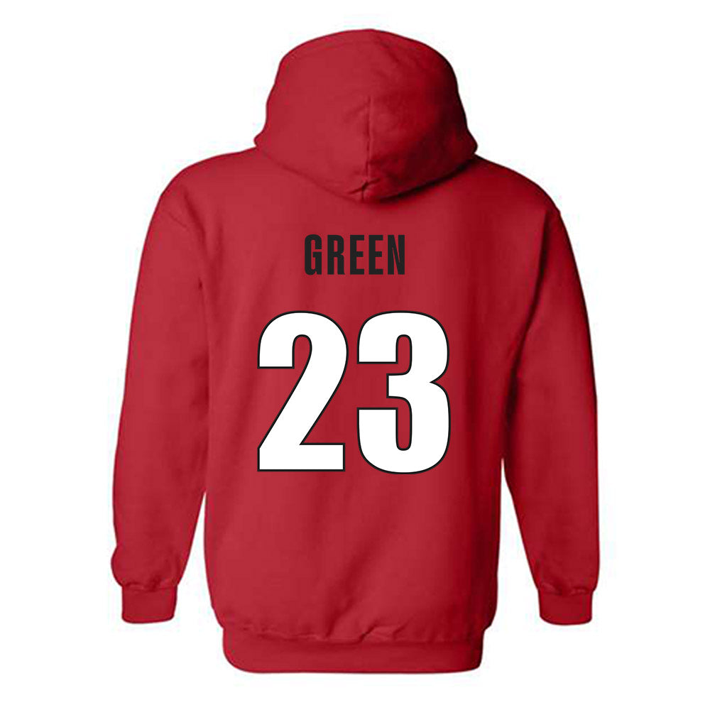 Georgia - NCAA Football : Tyriq Green - Classic Shersey Hooded Sweatshirt-1