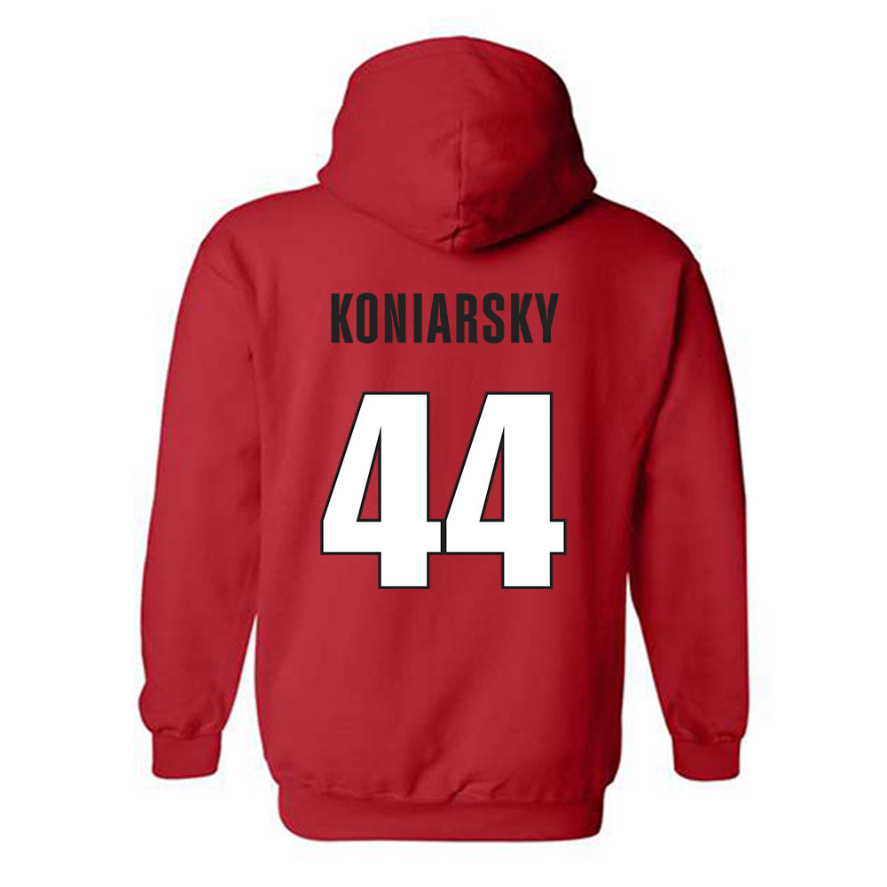 Georgia - NCAA Baseball : Cole Koniarsky - Classic Shersey Hooded Sweatshirt-1