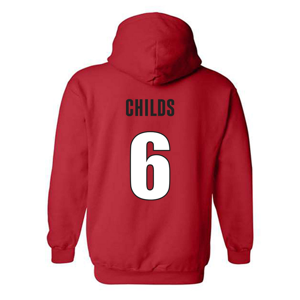 Georgia - NCAA Women's Soccer : Mona Childs - Classic Shersey Hooded Sweatshirt-1