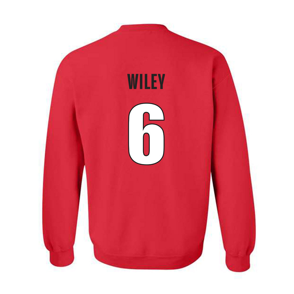 Georgia - NCAA Football : CJ Wiley - Classic Shersey Crewneck Sweatshirt-1