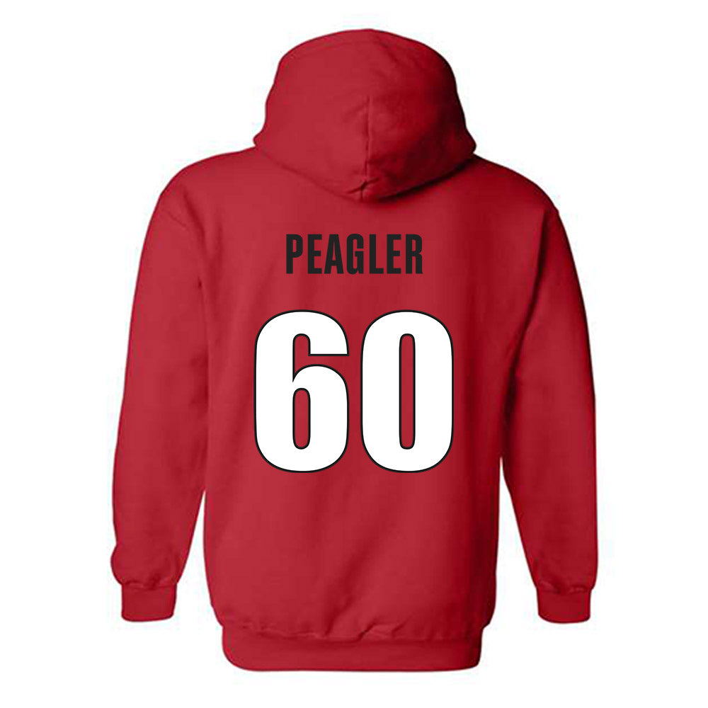 Georgia - NCAA Football : Henry Peagler - Classic Shersey Hooded Sweatshirt-1