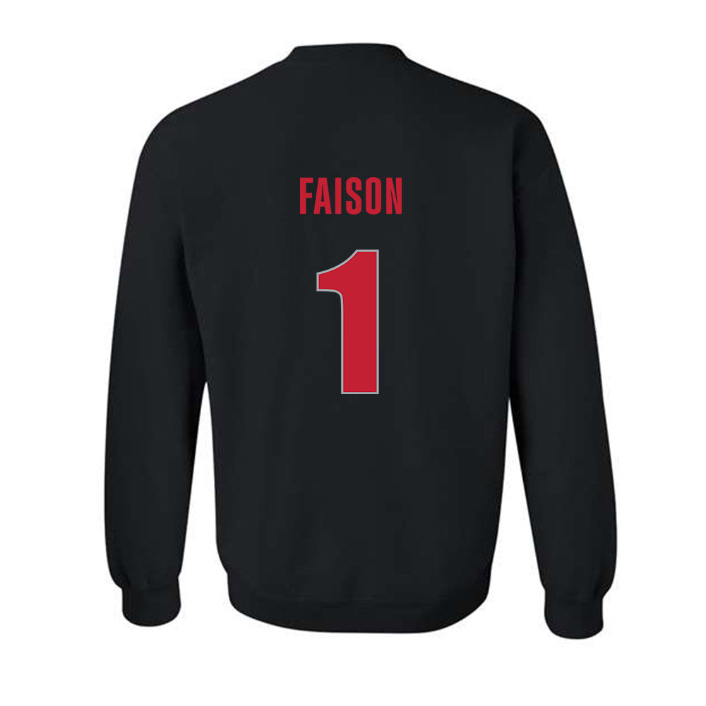 Georgia - NCAA Women's Basketball : Jocelyn Faison - Classic Shersey Crewneck Sweatshirt-1