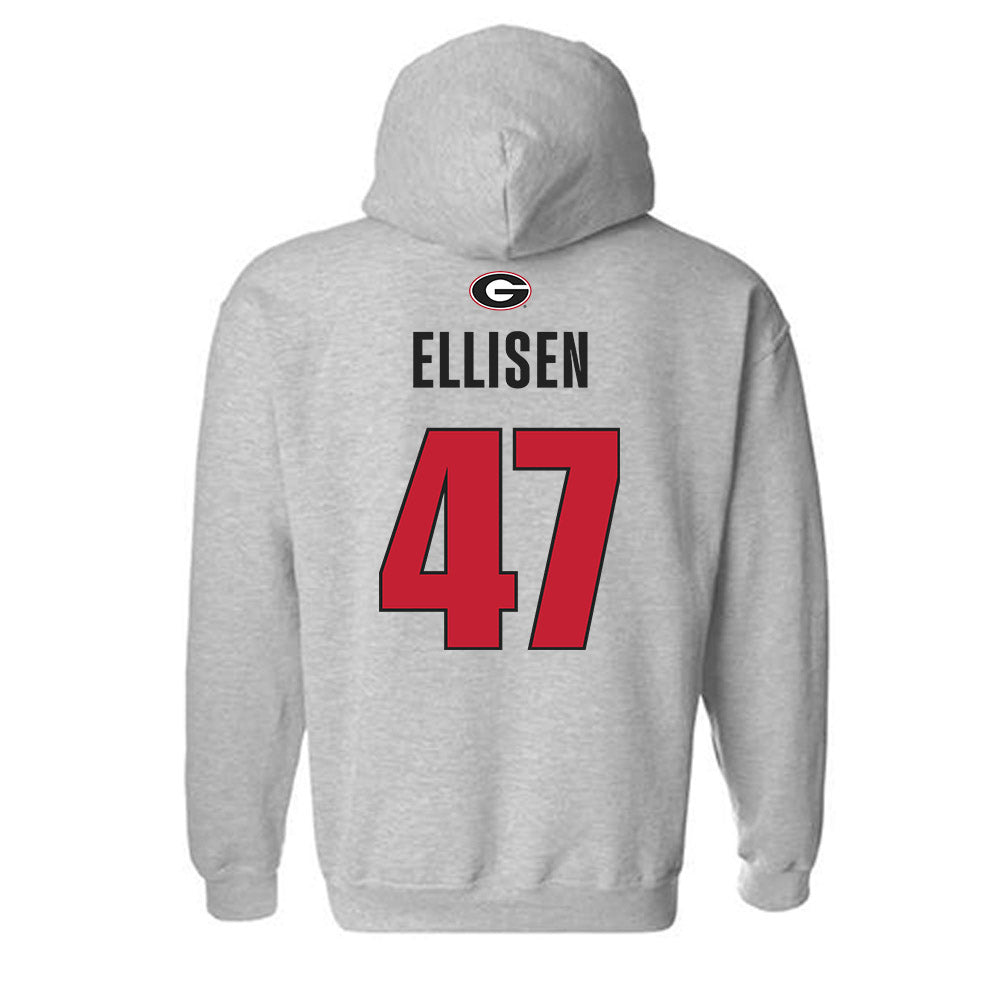 Georgia - NCAA Baseball : Thomas Ellisen - Classic Shersey Hooded Sweatshirt-1