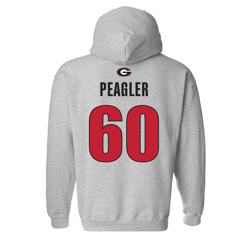 Georgia - NCAA Football : Henry Peagler - Classic Shersey Hooded Sweatshirt-1
