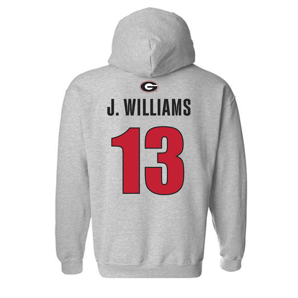 Georgia - NCAA Football : Tyler J. Williams - Classic Shersey Hooded Sweatshirt-1