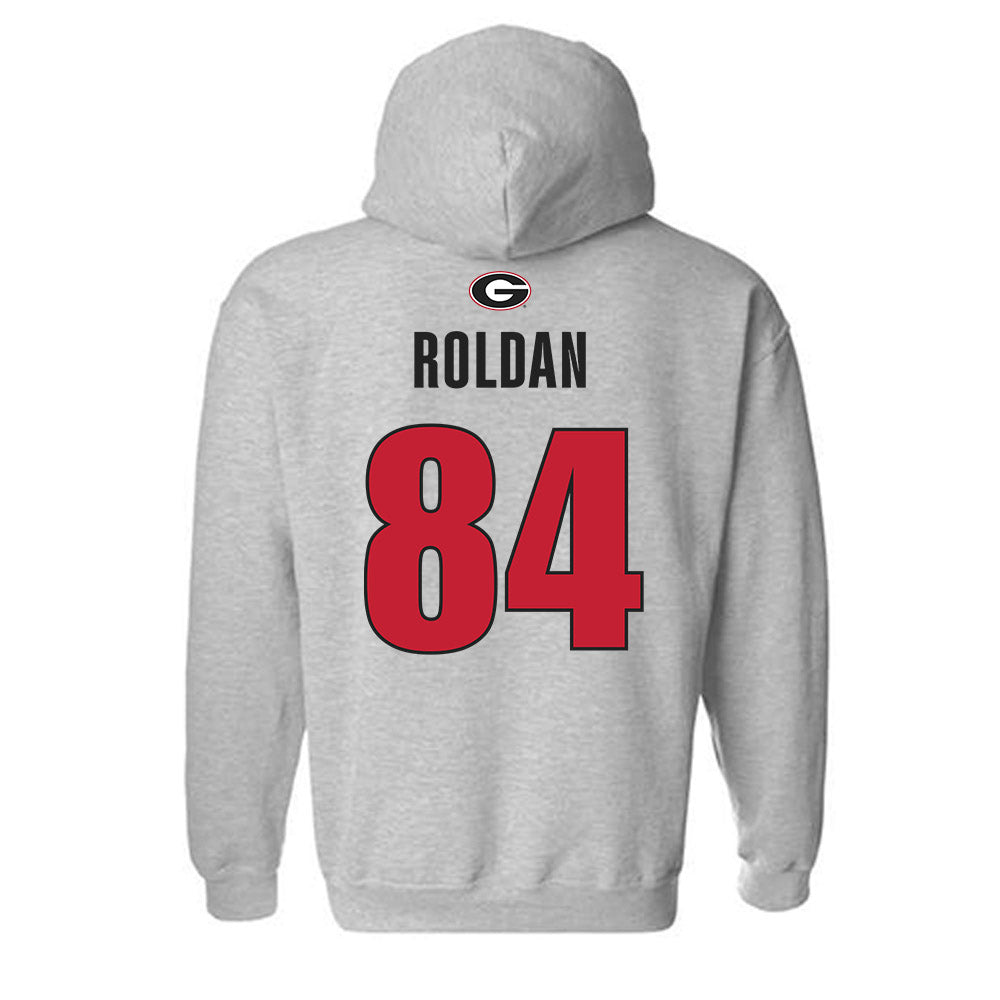 Georgia - NCAA Football : Landon Roldan - Classic Shersey Hooded Sweatshirt-1