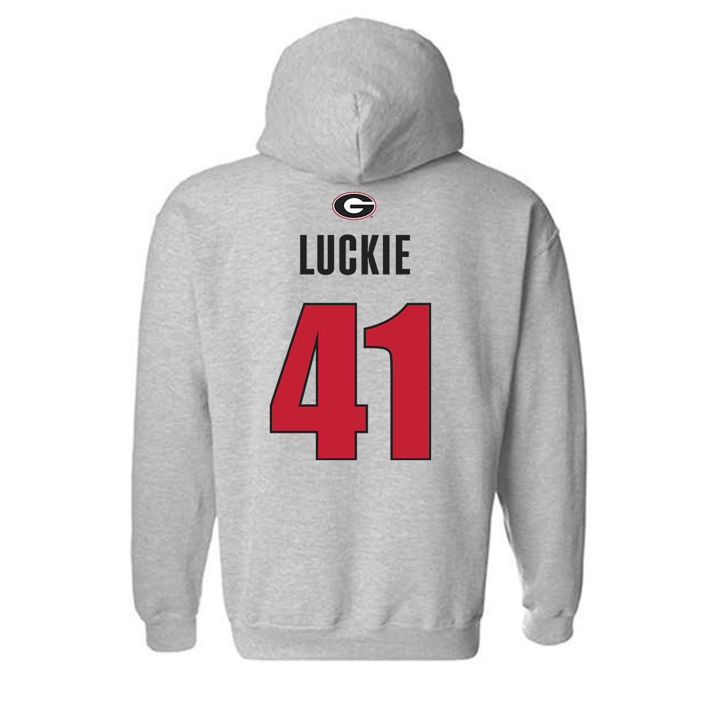 Georgia - NCAA Football : Carter Luckie - Classic Shersey Hooded Sweatshirt-1