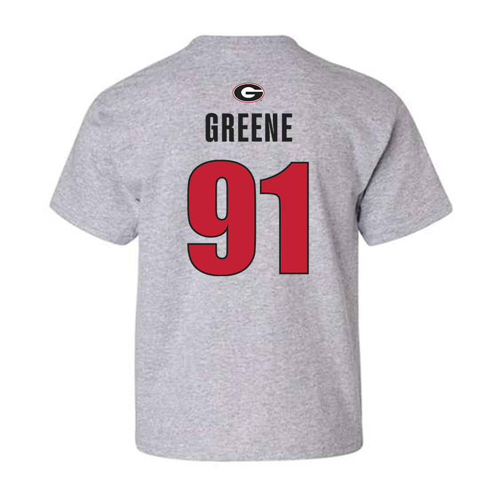 Georgia - NCAA Football : Justin Greene - Classic Shersey Youth T-Shirt-1
