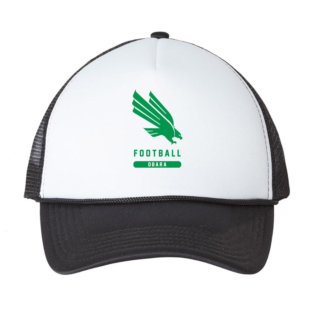 North Texas - NCAA Football : Grayson OBara - Trucker Hat-0