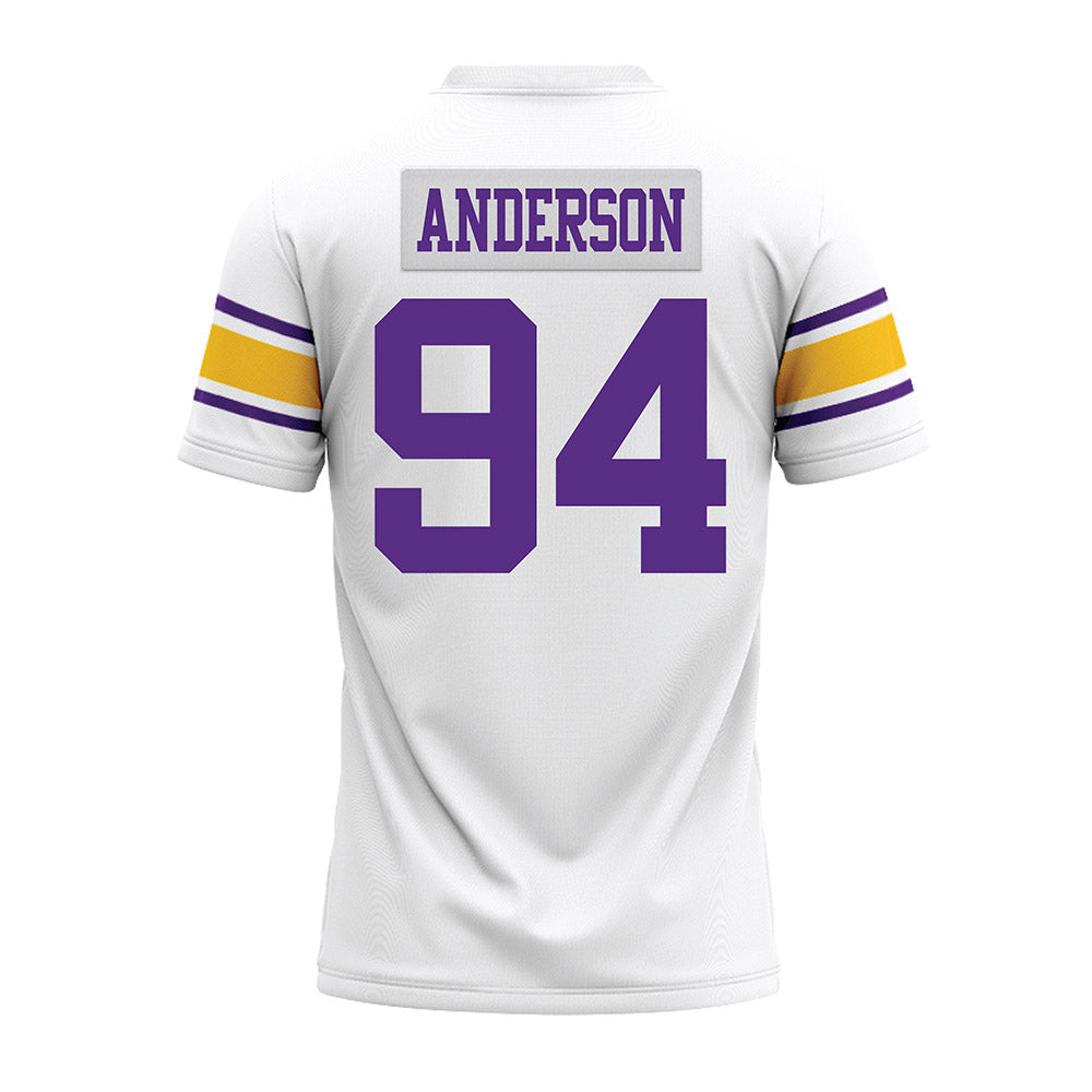 LSU - NCAA Football : Richard Anderson - White Premium Football Jersey-1