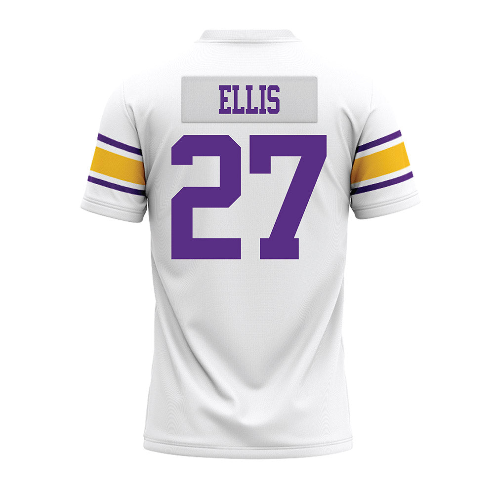 LSU - NCAA Football : Dezyrian Ellis - White Premium Football Jersey-1