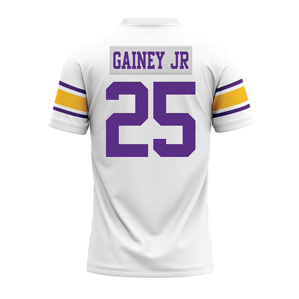 LSU - NCAA Football : Rod Gainey jr - White Premium Football Jersey-1