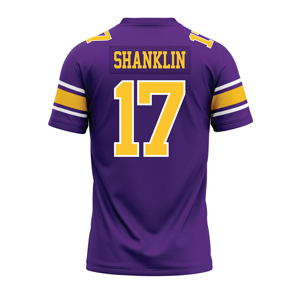 LSU - NCAA Football : Damien Shanklin - Purple Premium Football Jersey-1