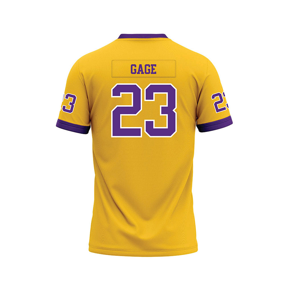 LSU - NCAA Football : Stacy Gage - Gold Premium Football Jersey-1