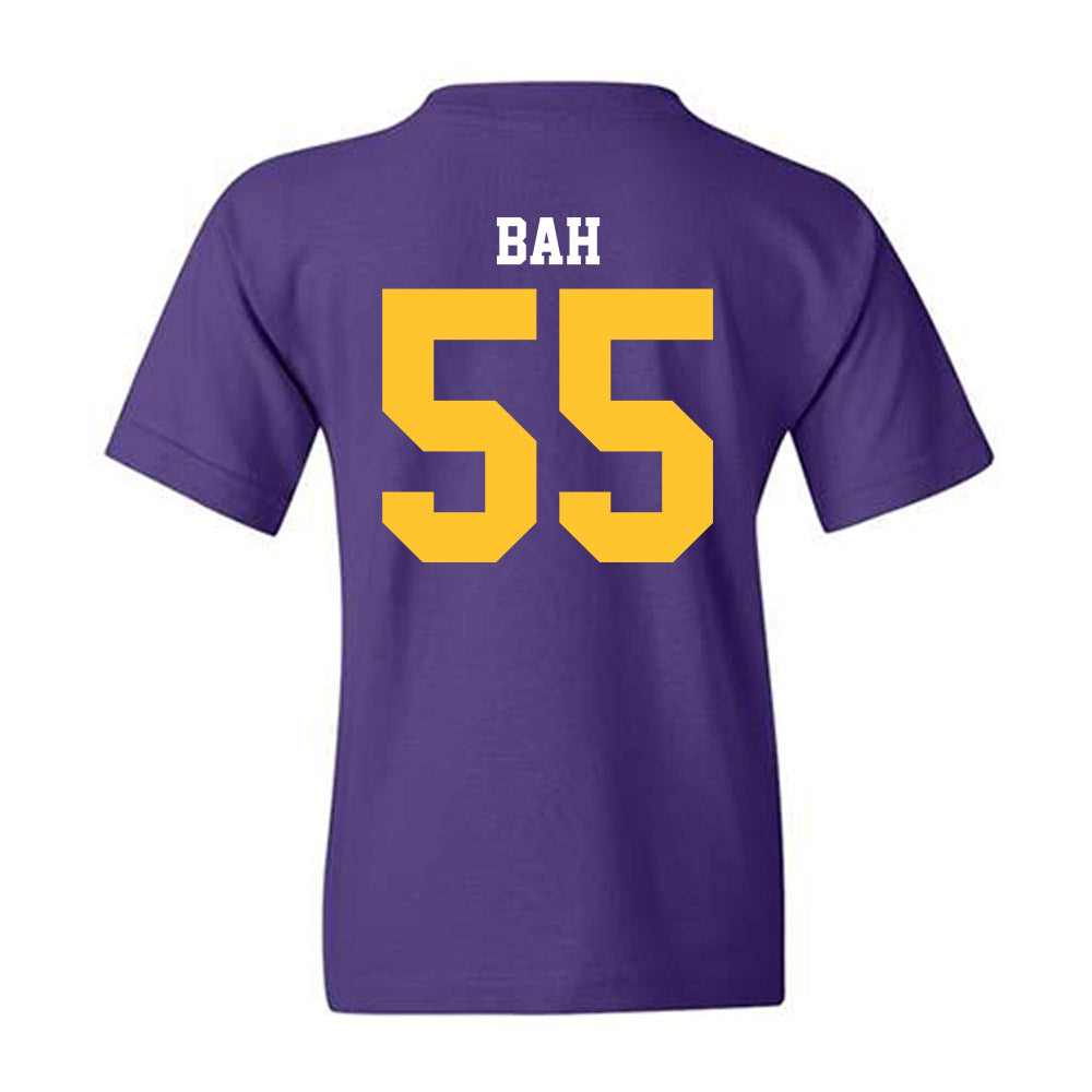 LSU - NCAA Football : Aliou Bah - Sports Shersey Youth T-Shirt-1