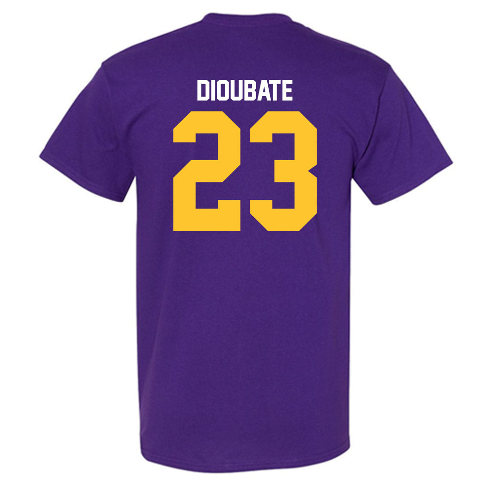 LSU - NCAA Men's Basketball : Mouhamed Dioubate - Classic Shersey T-Shirt-1