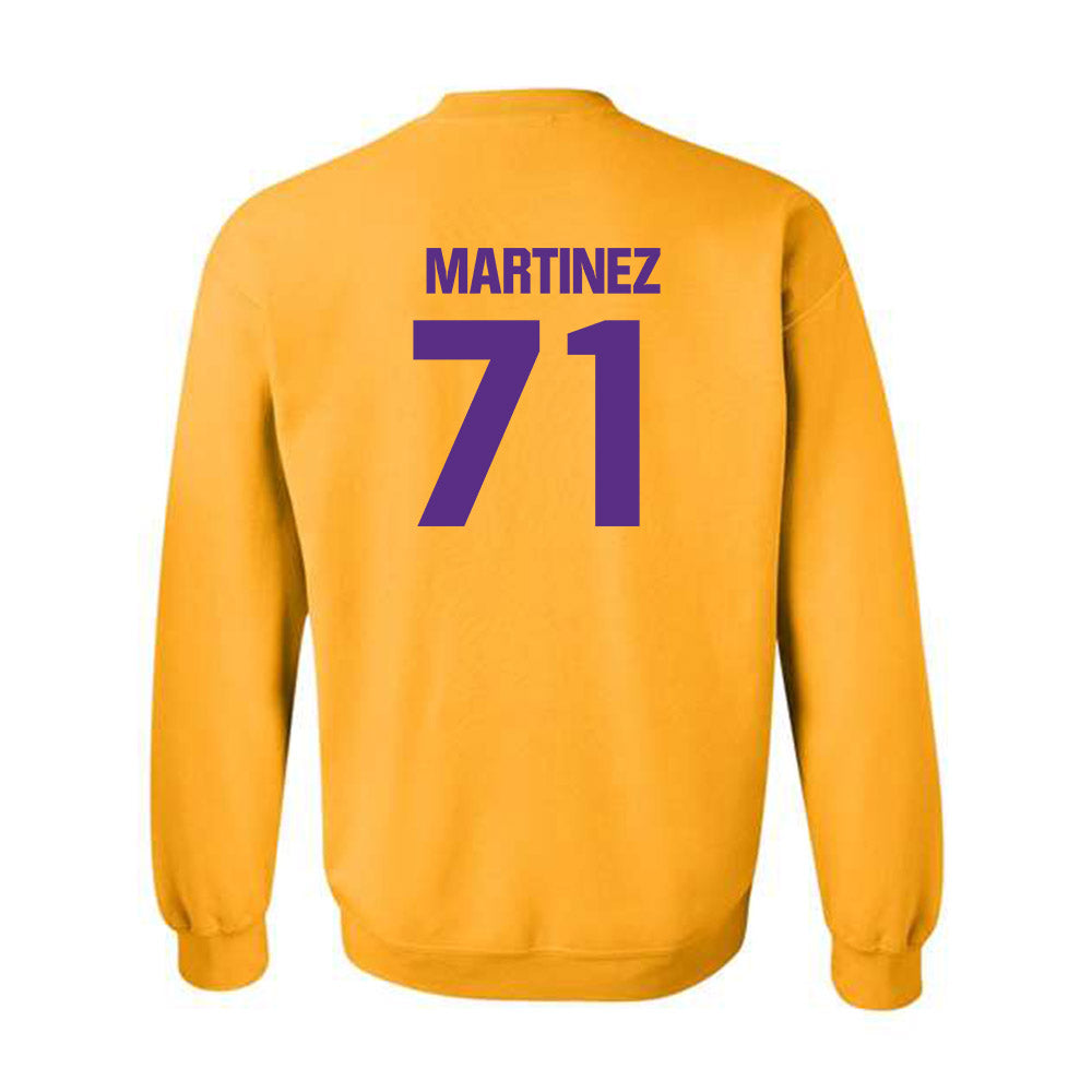 LSU - NCAA Football : Brysten Martinez - Classic Shersey Crewneck Sweatshirt-1