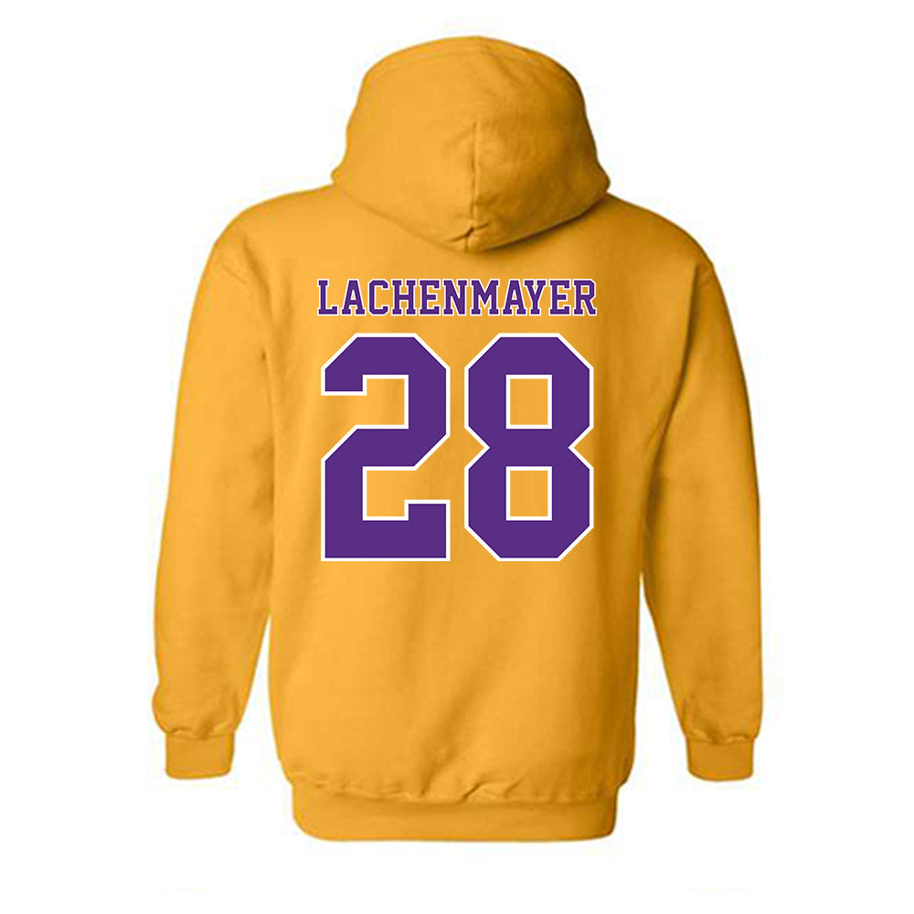 LSU - NCAA Baseball : Danny Lachenmayer - Classic Shersey Hooded Sweatshirt-1