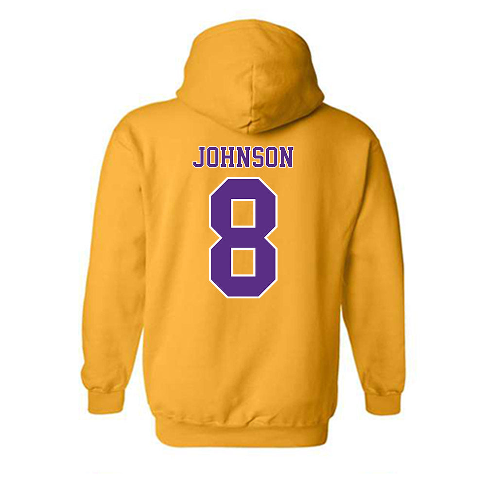 LSU - NCAA Football : Jujuan Johnson - Classic Shersey Hooded Sweatshirt-1