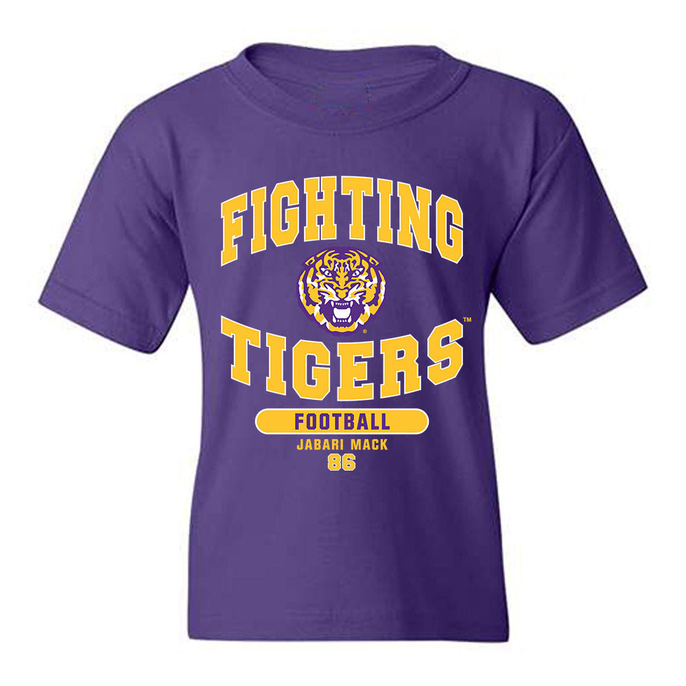 LSU - NCAA Football : Jabari Mack - Classic Fashion Shersey Youth T-Shirt-0