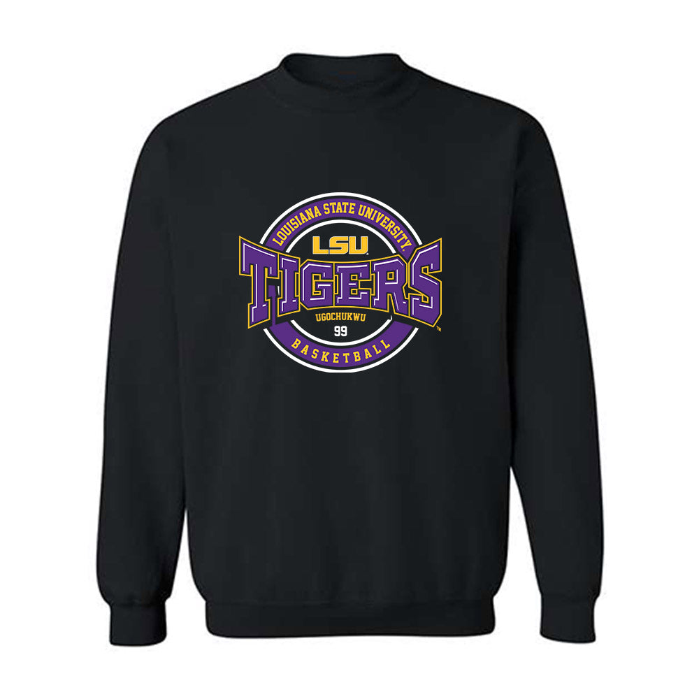 LSU - NCAA Men's Basketball : Divine-Collins Ugochukwu - Classic Fashion Shersey Crewneck Sweatshirt-0