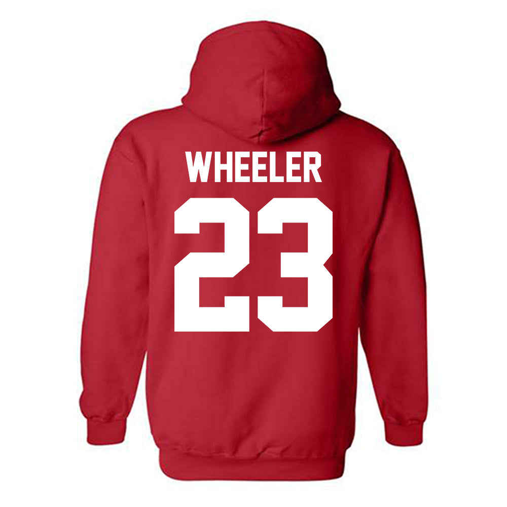 New Mexico - NCAA Football : Nick Wheeler - Classic Shersey Hooded Sweatshirt-1