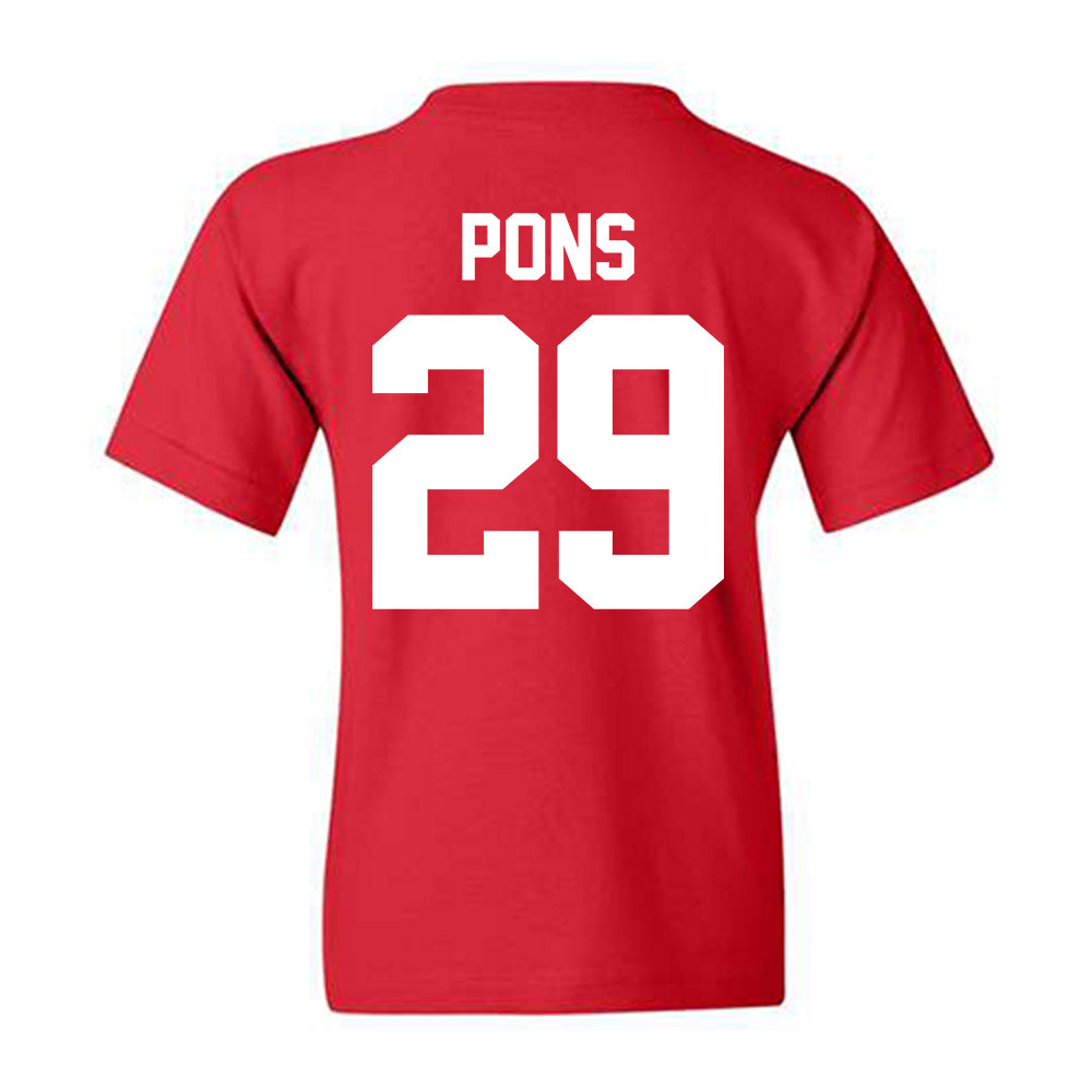 New Mexico - NCAA Men's Basketball : Timeo Pons - Classic Shersey Youth T-Shirt-1