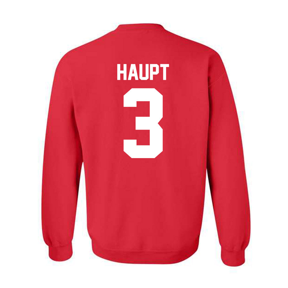 New Mexico - NCAA Men's Basketball : Luke Haupt - Classic Shersey Crewneck Sweatshirt-1