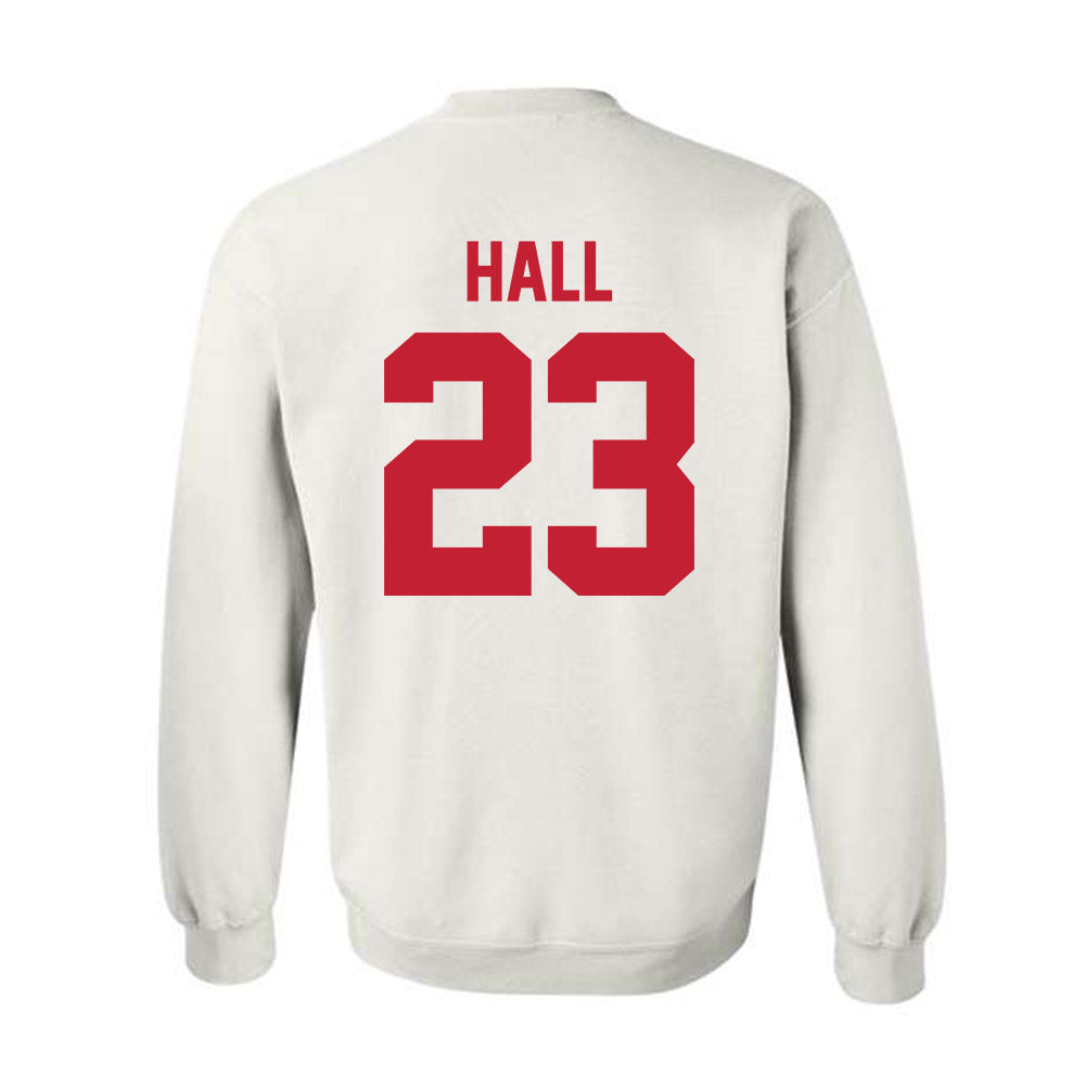 New Mexico - NCAA Men's Basketball : Jake Hall - Classic Shersey Crewneck Sweatshirt-1