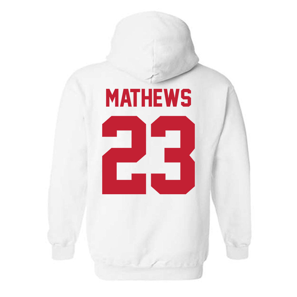New Mexico - NCAA Football : Cameron Mathews - Classic Shersey Hooded Sweatshirt-1