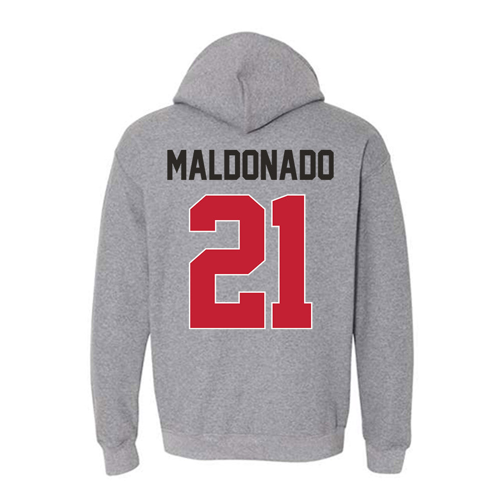 New Mexico - NCAA Football : Jacob Maldonado - Classic Shersey Hooded Sweatshirt-1