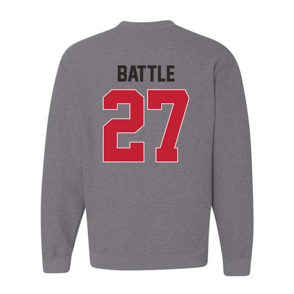 New Mexico - NCAA Football : Kj Battle - Classic Shersey Crewneck Sweatshirt-1