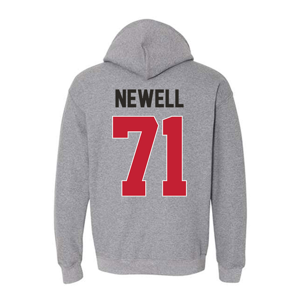 New Mexico - NCAA Football : Danzel Newell - Classic Shersey Hooded Sweatshirt-1