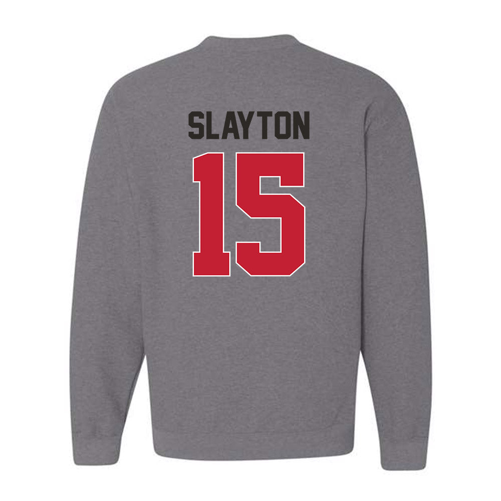 New Mexico - NCAA Football : Xavier Slayton - Classic Shersey Crewneck Sweatshirt-1
