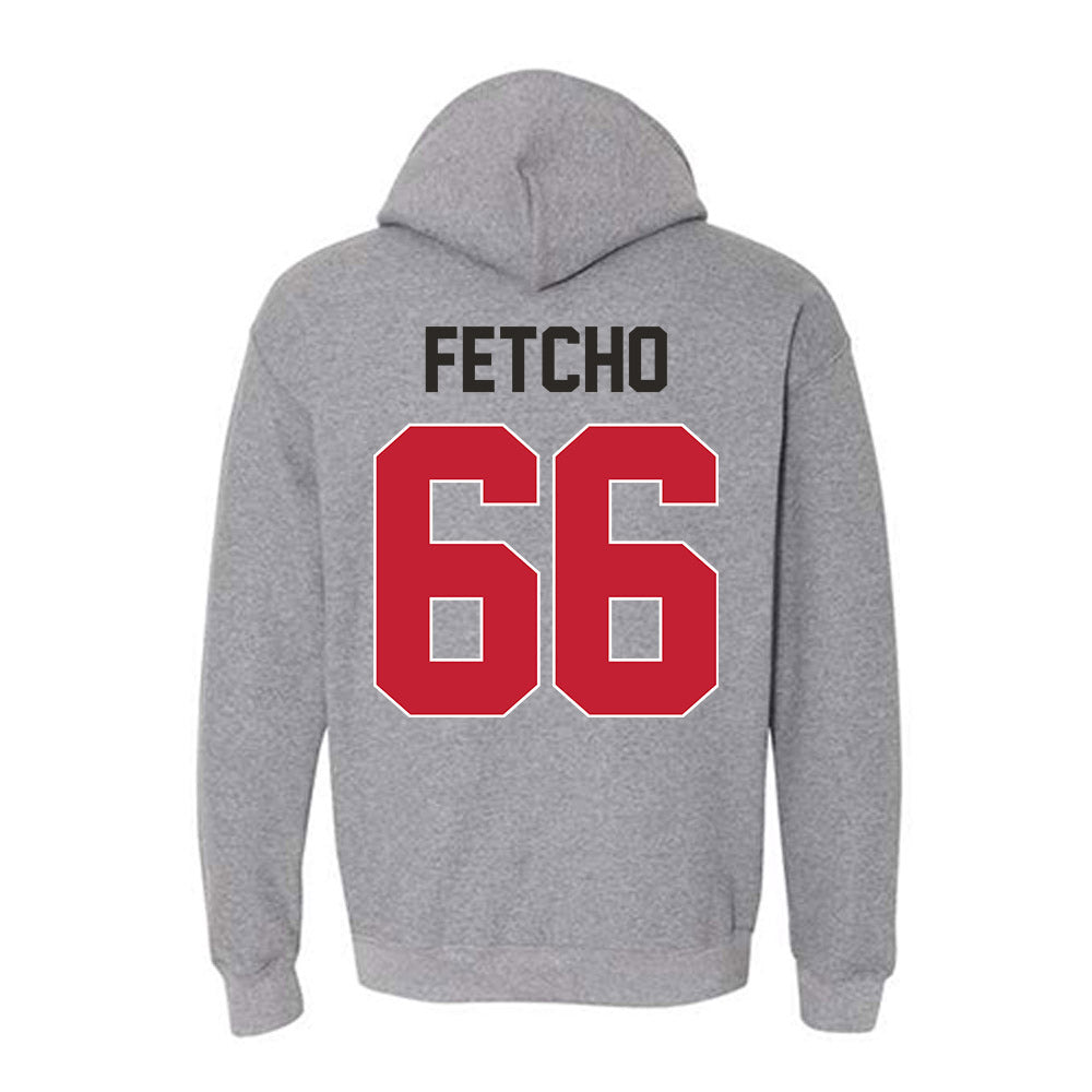 New Mexico - NCAA Football : Markus Fetcho - Classic Shersey Hooded Sweatshirt-1