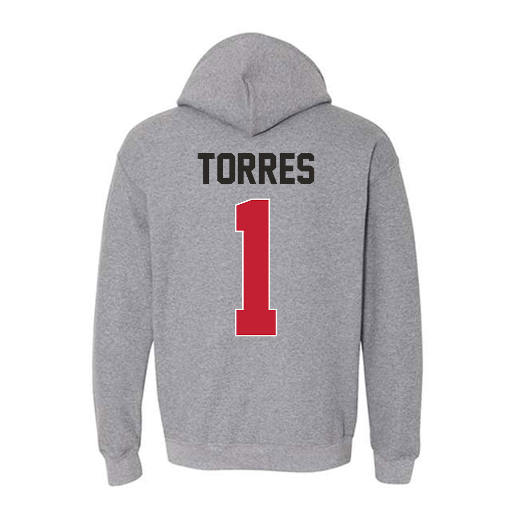 New Mexico - NCAA Football : Jahmir Torres - Classic Shersey Hooded Sweatshirt-1