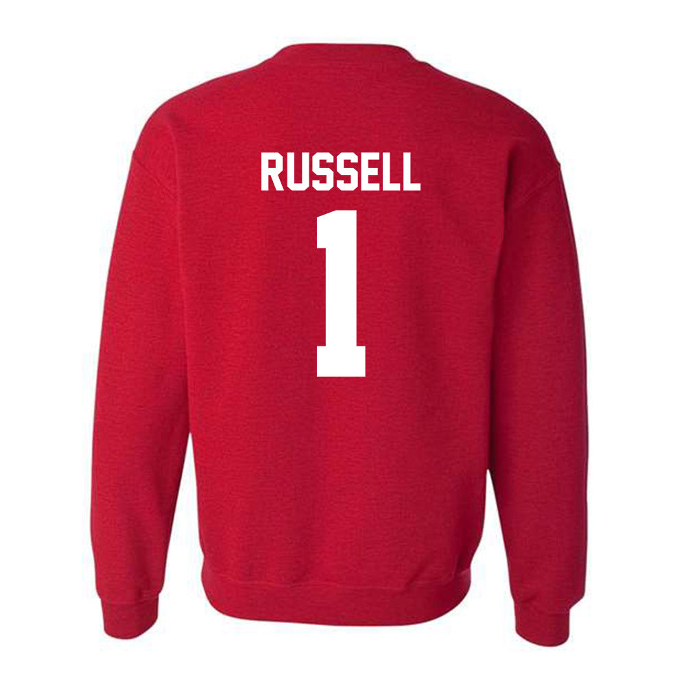 New Mexico - NCAA Baseball : Tristan Russell - Classic Fashion Shersey Crewneck Sweatshirt-1