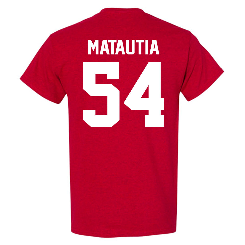 New Mexico - NCAA Football : Jojo Matautia - Classic Fashion Shersey T-Shirt-1