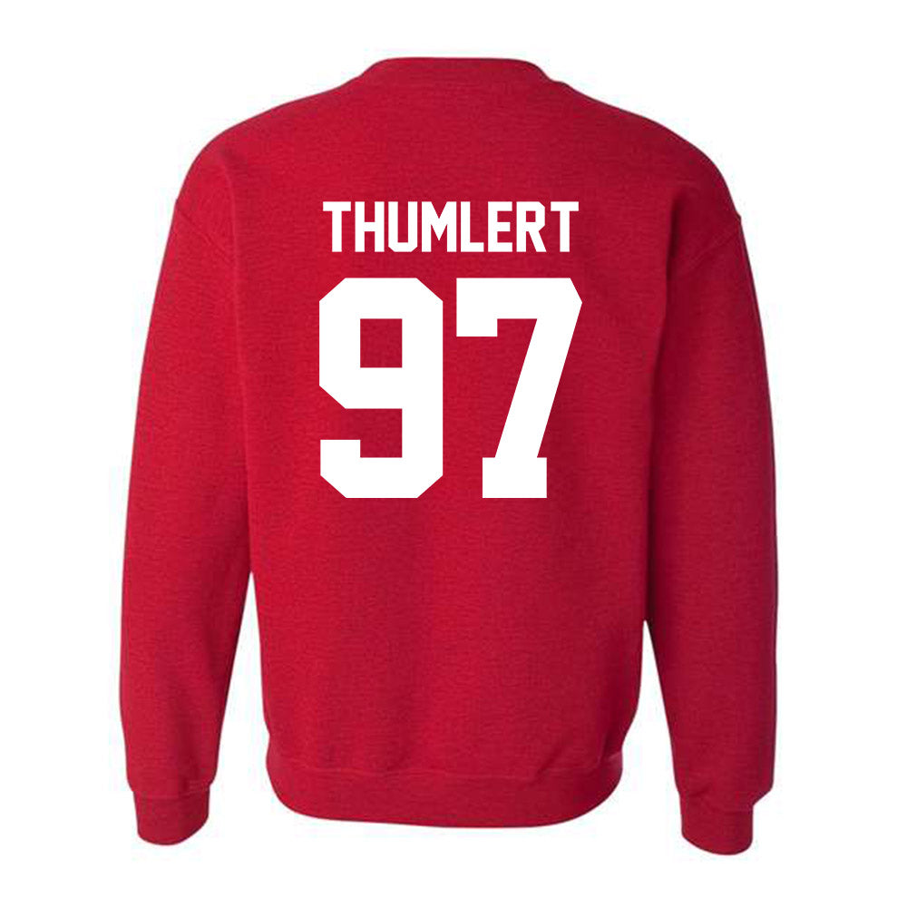 New Mexico - NCAA Football : Cody Thumlert - Classic Fashion Shersey Crewneck Sweatshirt-1