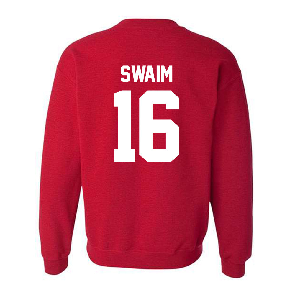 New Mexico - NCAA Football : Mercury Swaim - Classic Fashion Shersey Crewneck Sweatshirt-1