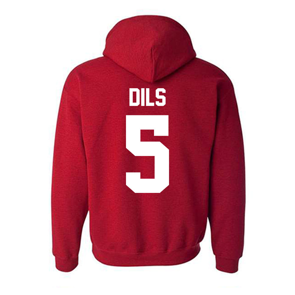 New Mexico - NCAA Women's Soccer : Ayla Dils - Classic Fashion Shersey Hooded Sweatshirt-1