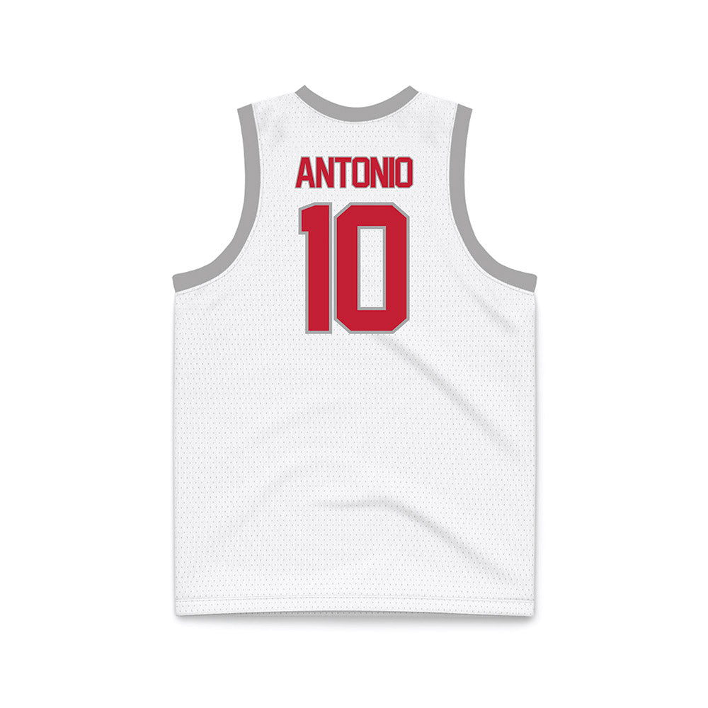 New Mexico - NCAA Women's Basketball : Cacia Antonio - White Basketball Jersey-1