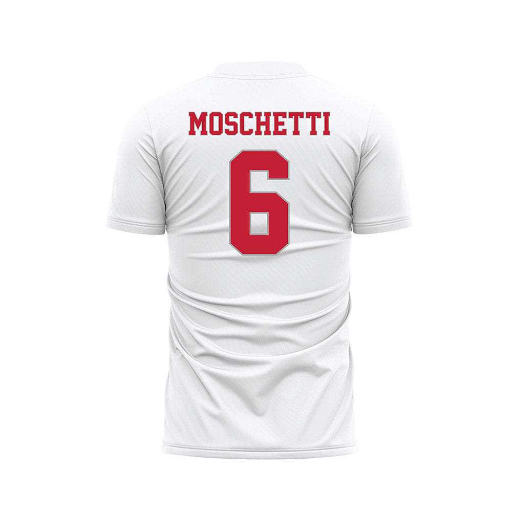 New Mexico - NCAA Women's Soccer : Angelina Moschetti - White Soccer Jersey-1